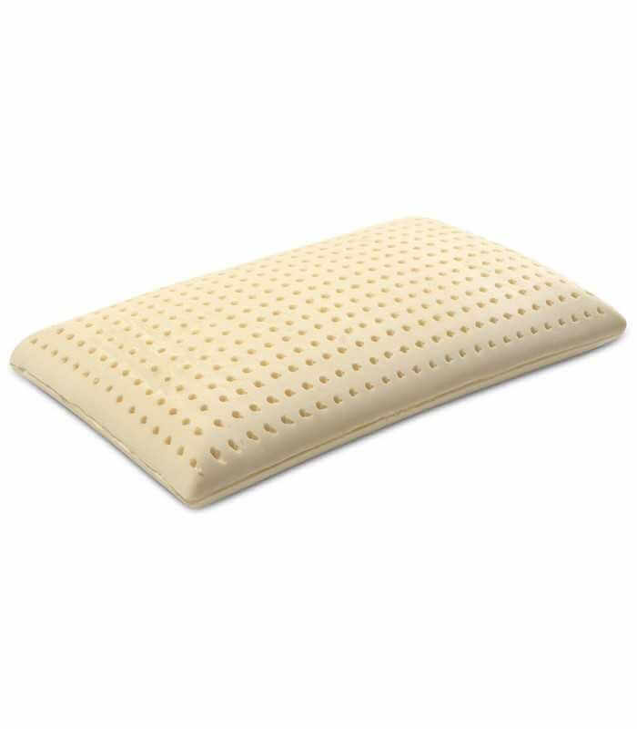 Coppia cuscini in schiuma di lattice con federa in cotone Sfoderabile - NOTTURNO H11