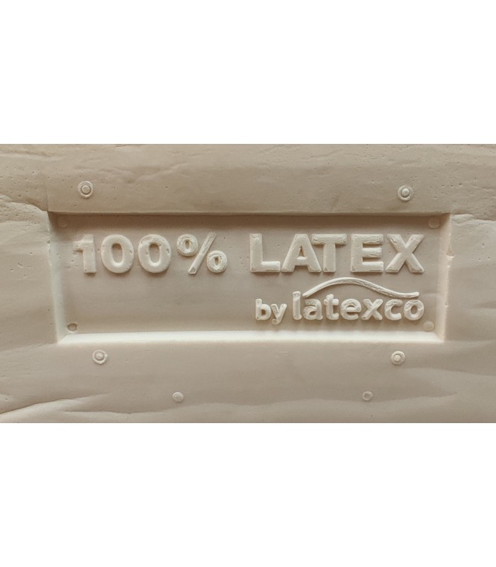 Materasso 100% lattice a 7 zone differenziate con tessuto Aloe vera alto 22 cm - JUPITER